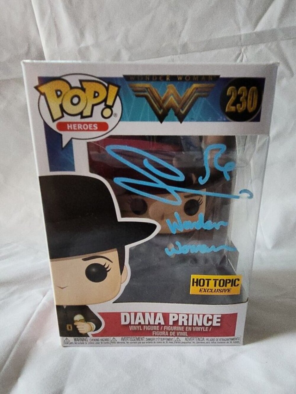 Gal Gadot signed Funko Pop! Vinyl: DC Universe - Diana Prince #230 w/COA